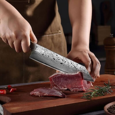 RINZAN Series - Japanese Damascus Gyuto Knife