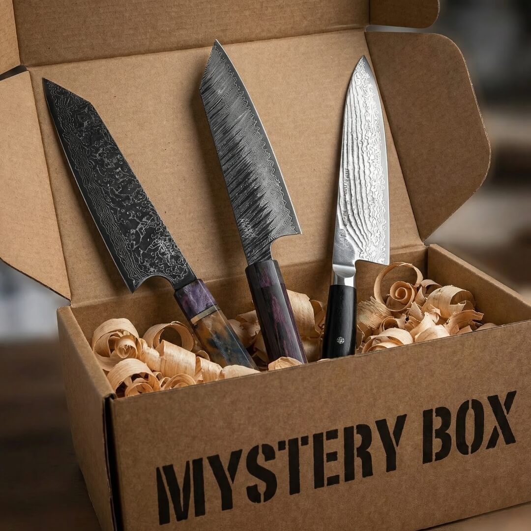 Mystery Box AU | 3 Japanese Knives